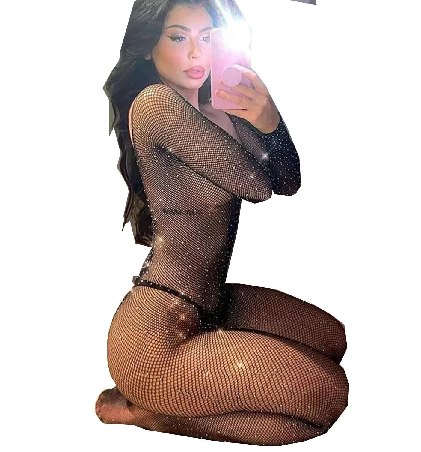 Fishnet Stocking Women - Lingerie Erotica Sexy Taglie Forti, Body