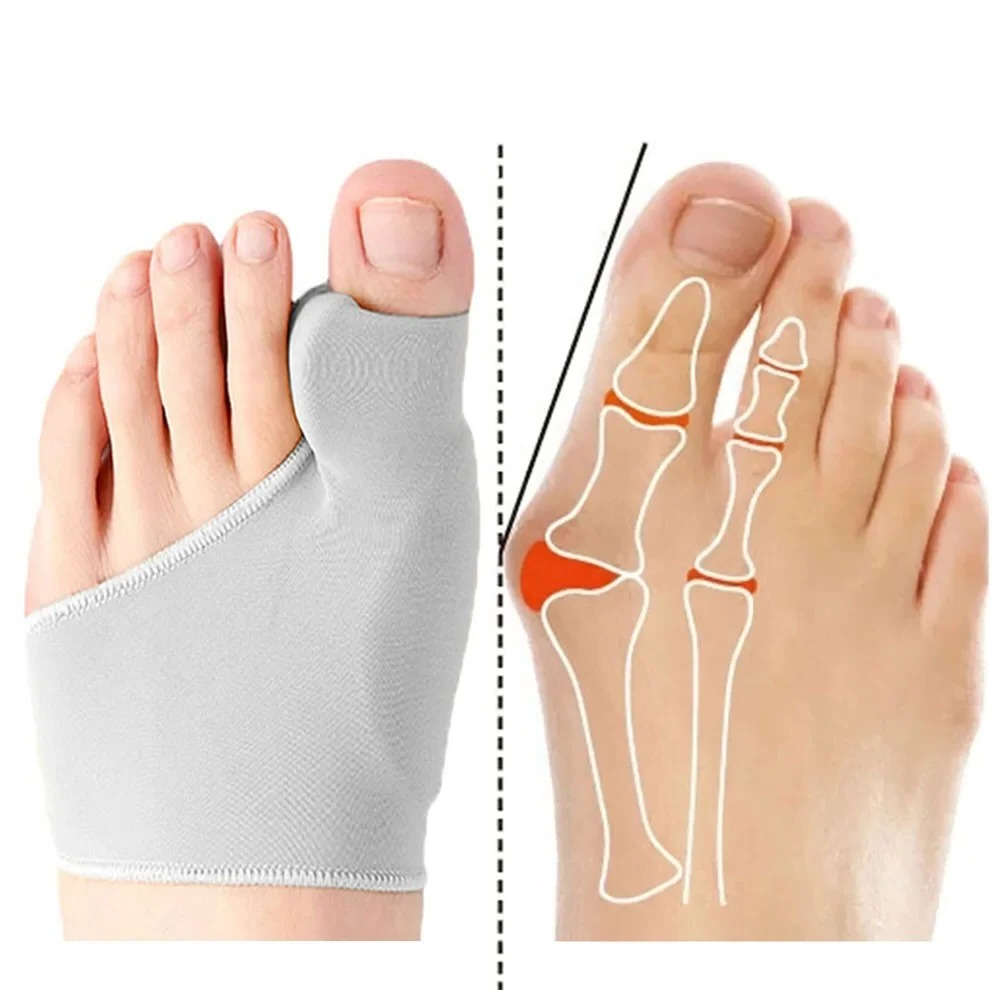 1/2Pair Toe Separator Alluce V - Ankle Brace Sock recensione e prezzo