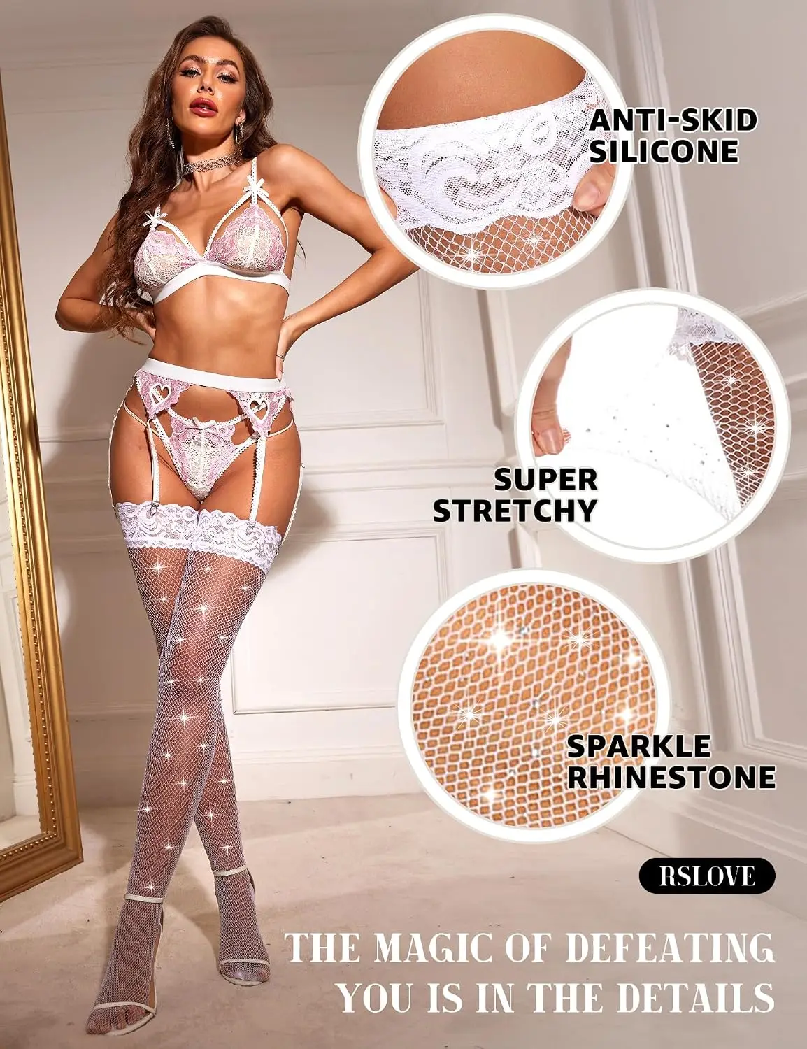 Calze Sexy da Donna Sopra il G - Fishnet Stocking Women recensione e prezzo